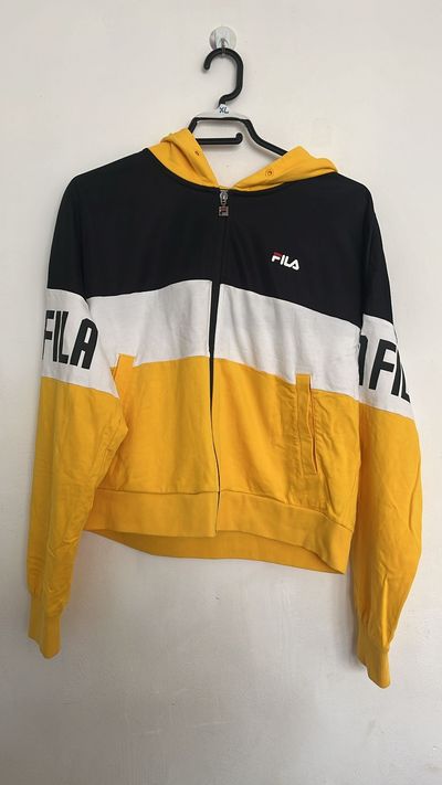 Fila Color Block Zip-Up Hoodie